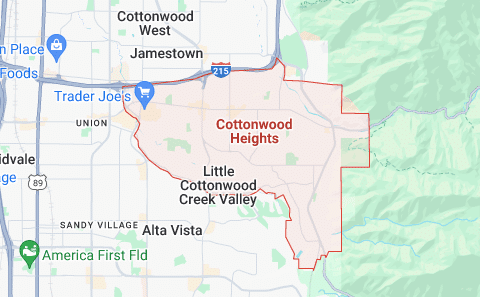 Cottonwood Heights Utah Map