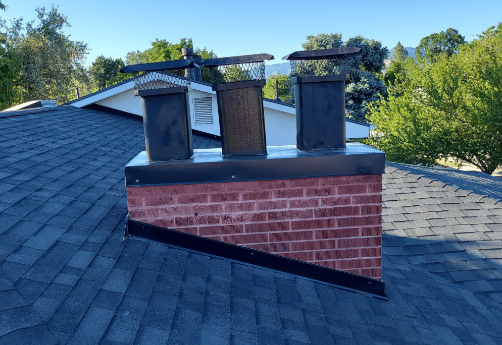 Chimney cap installation